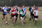 Junior men, 2018 Northern Cross Country Champs., Harewood House, Leeds. Photo: David T. Hewitson/Sports for All Pics